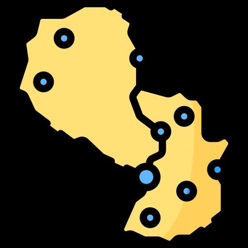 Mapa de Paraguay